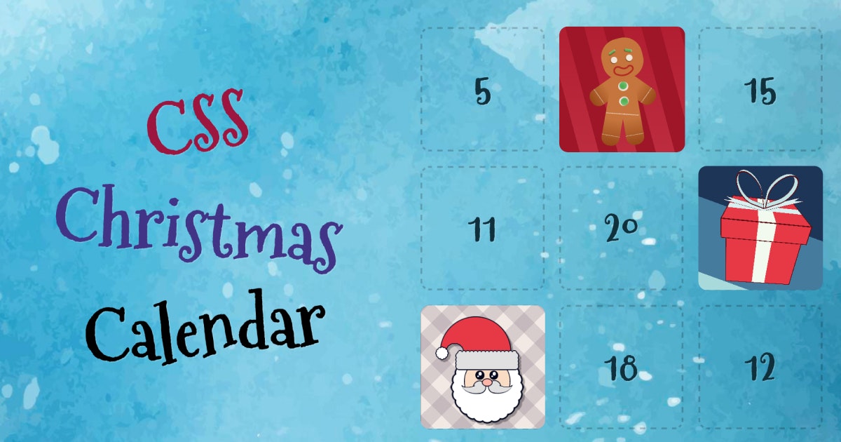 CSS Christmas Calendar gallery image