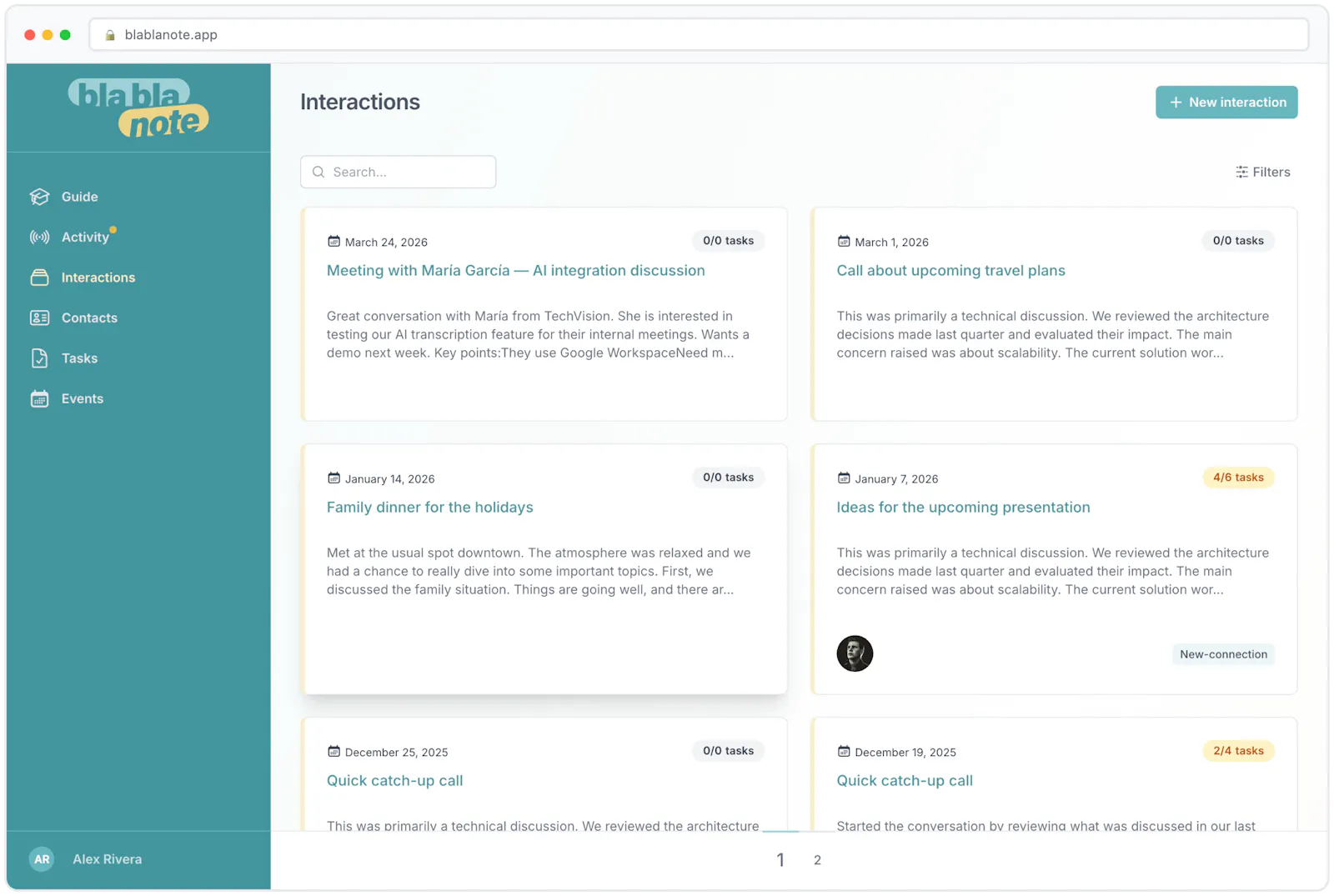 BlaBlaNote screenshot 4