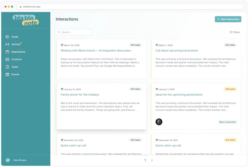 BlaBlaNote screenshot 4