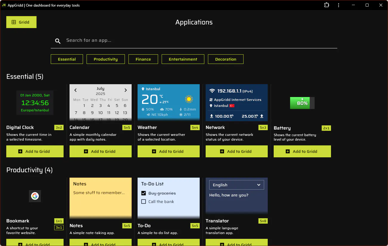 AppGridd gallery image