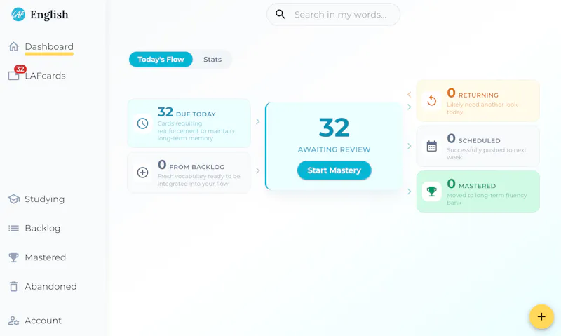 LAFwords screenshot 3