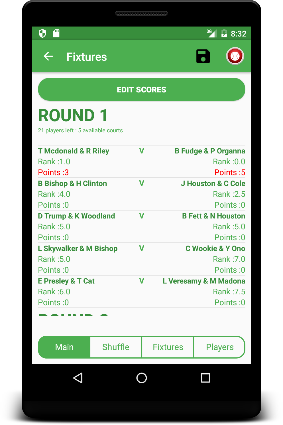The Social Tennis Organiser gallery image