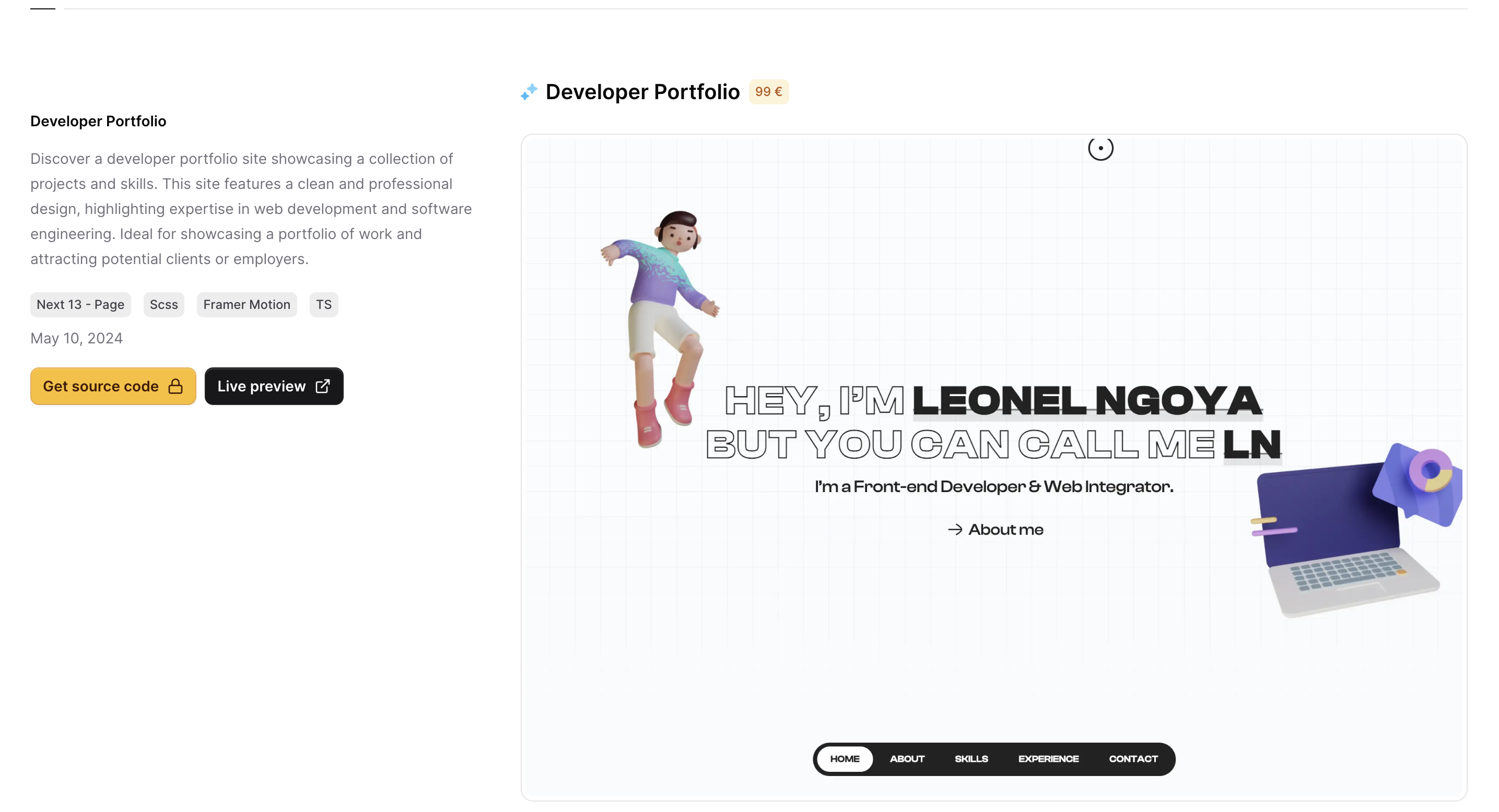 Média Modèles LNDEV / UI - Modèles 3