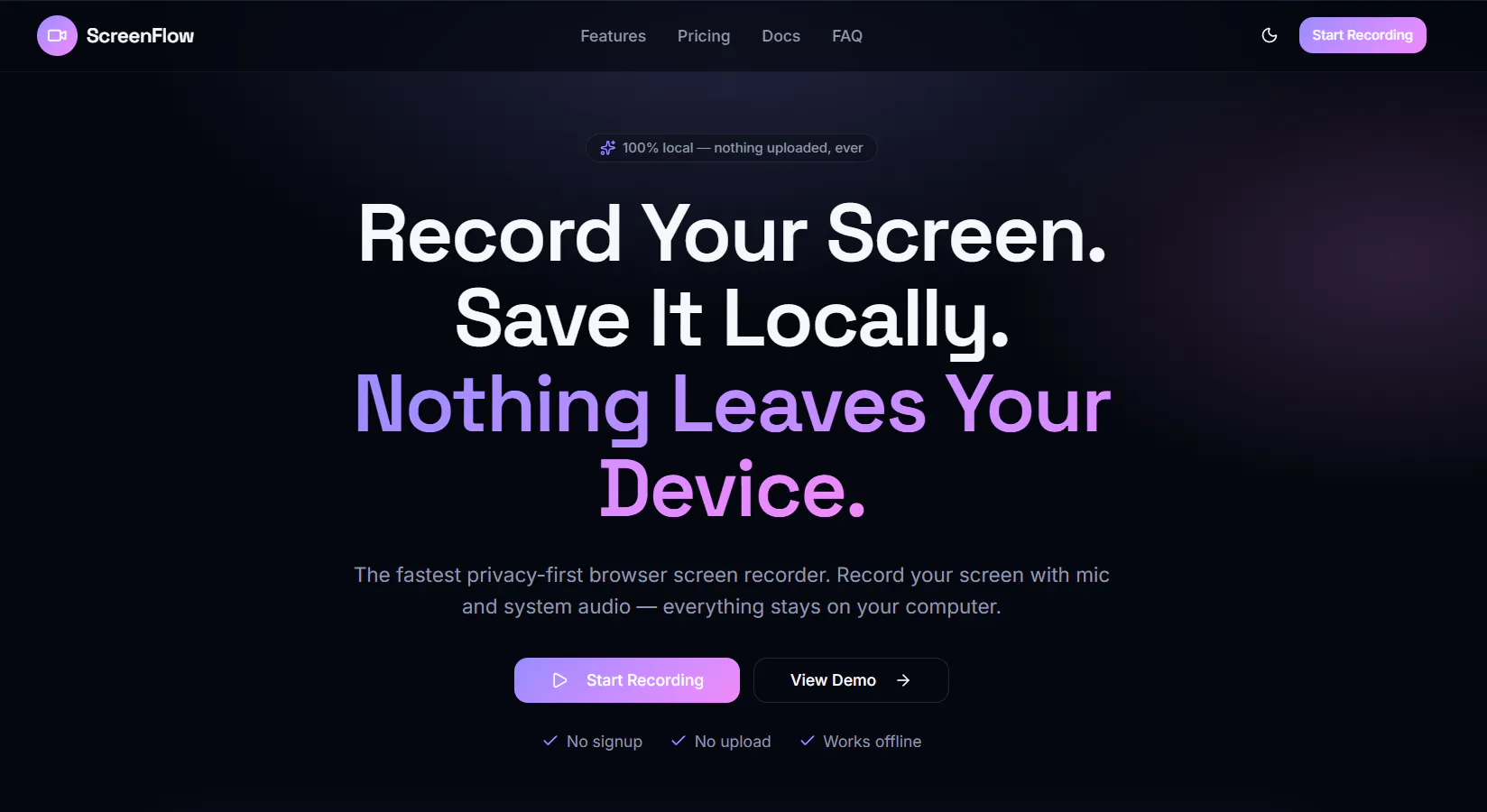 ScreenFlow screenshot