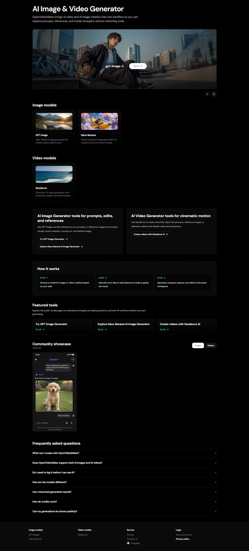 OpenVideoMaker screenshot 1