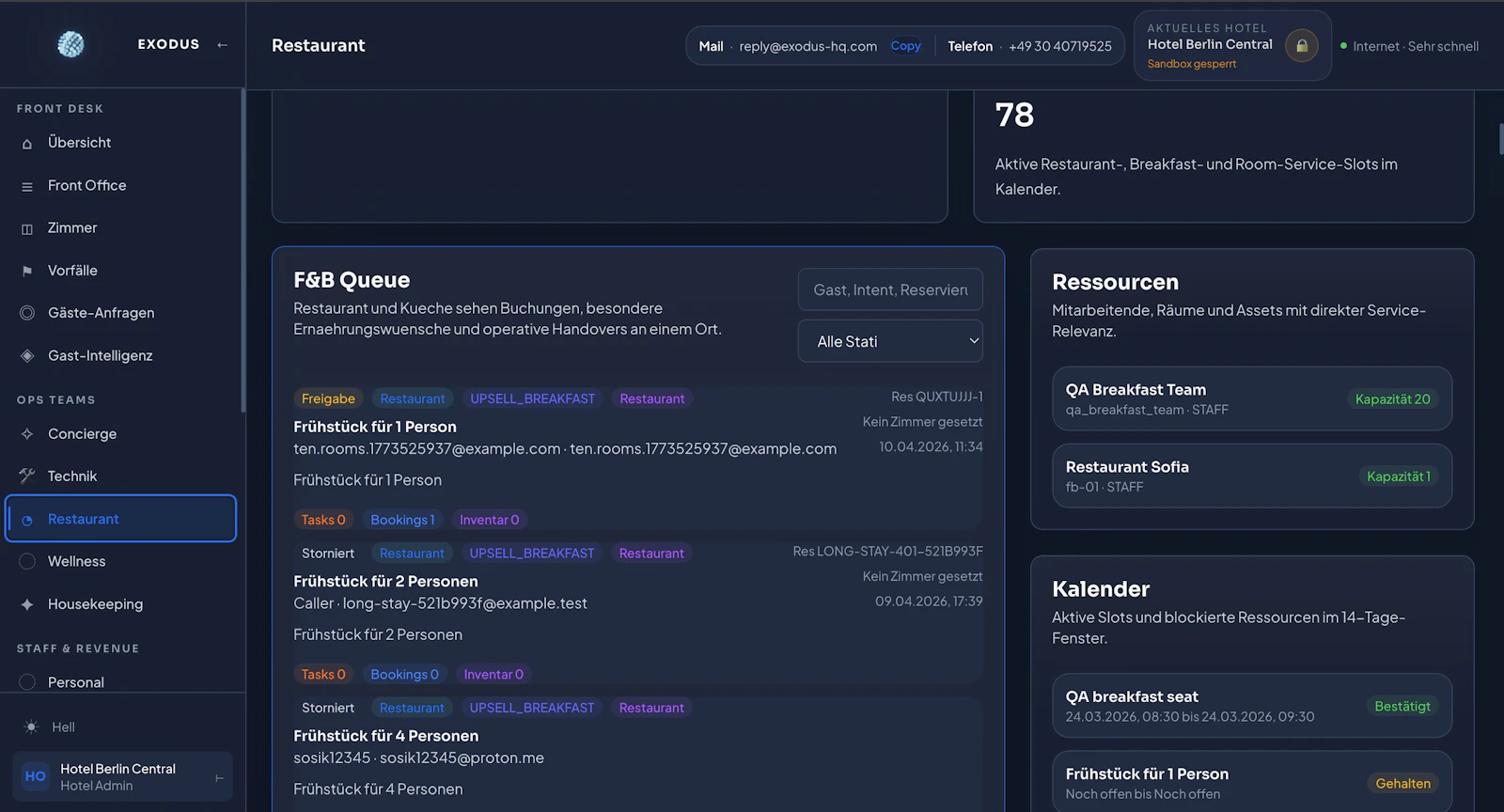 EXODUS Hotel Intelligence screenshot 22