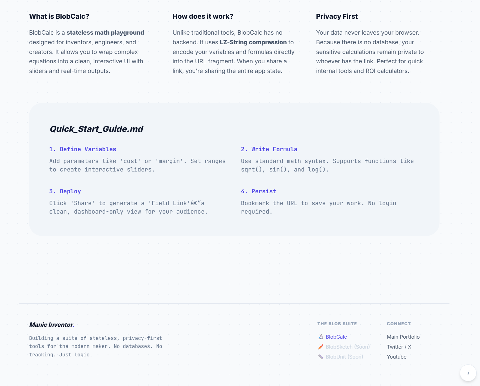 BlobCalc gallery image