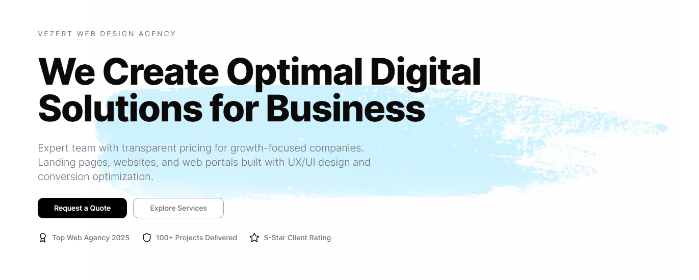 Vezert - Product Hunt launch logo and brand identity