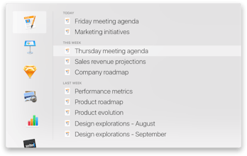 Recents App gallery image