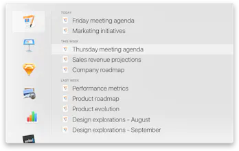 Recents App gallery image