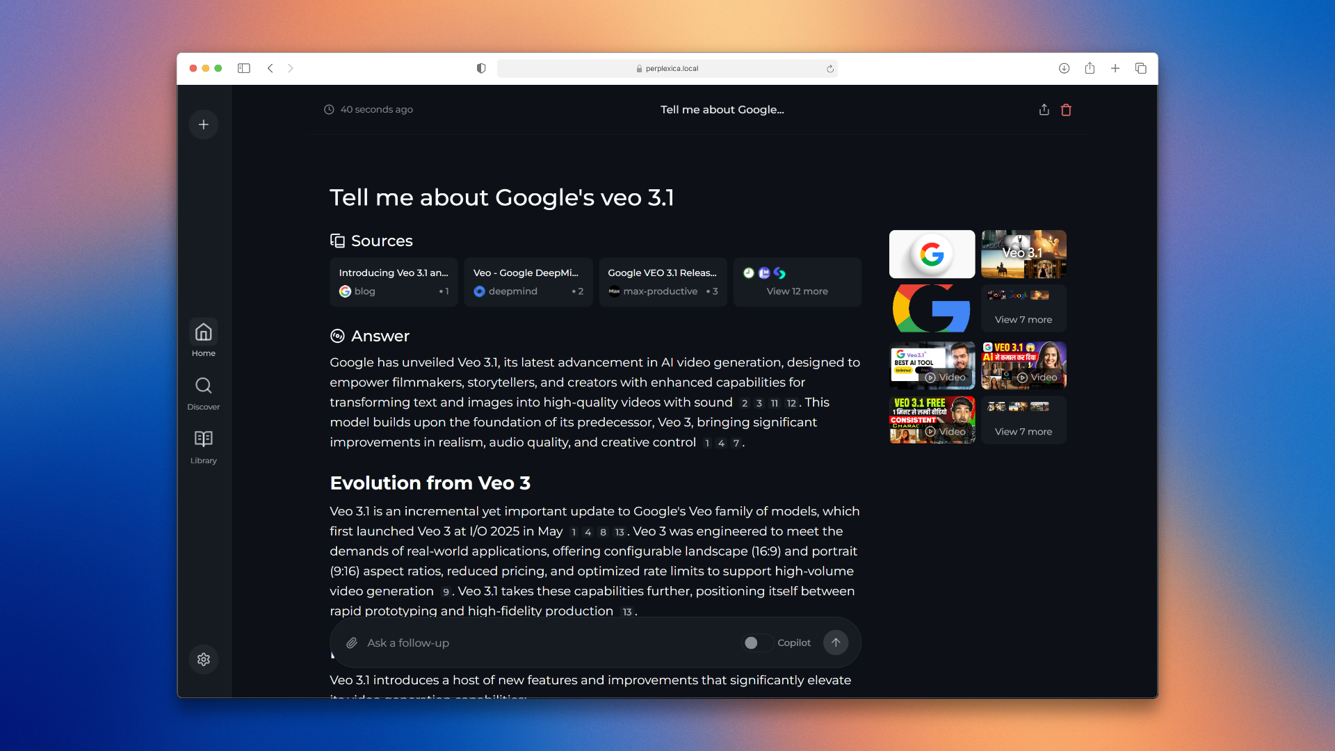 Perplexica gallery image