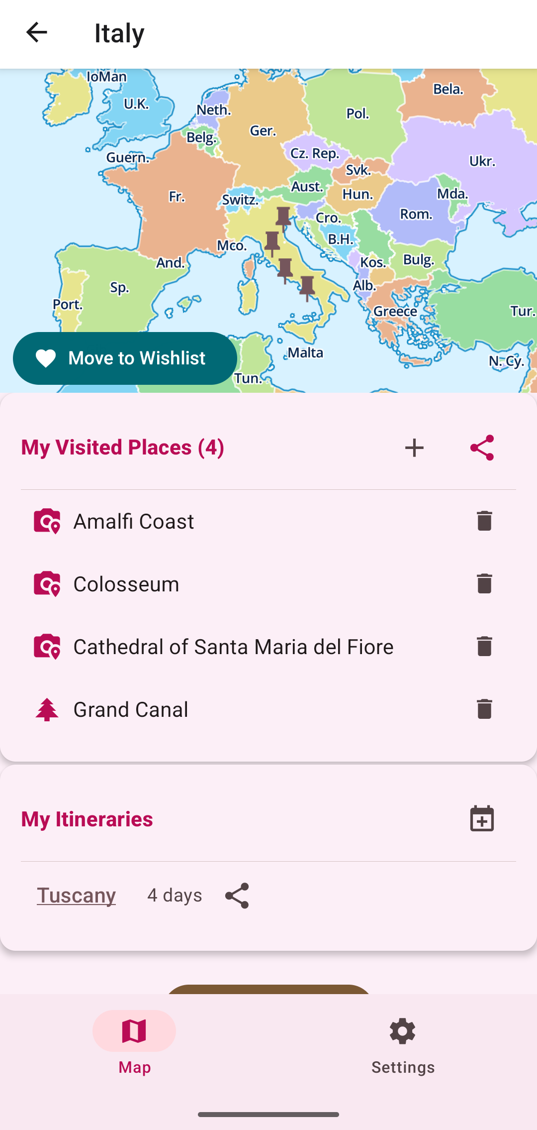 Geld: Trip Tracker en Planner media 2