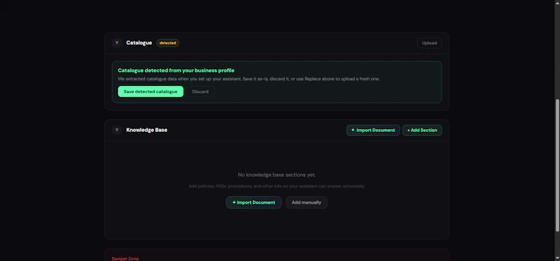 Frankly — Digital business assistants screenshot 3