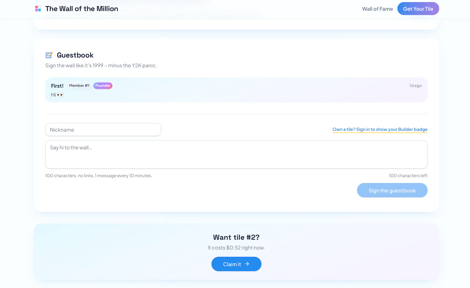 The Wall Of The Million screenshot 10