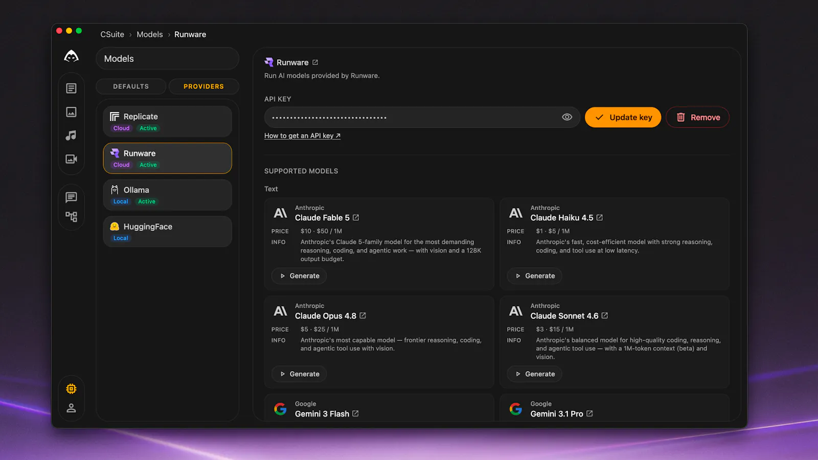 CSuite screenshot 5