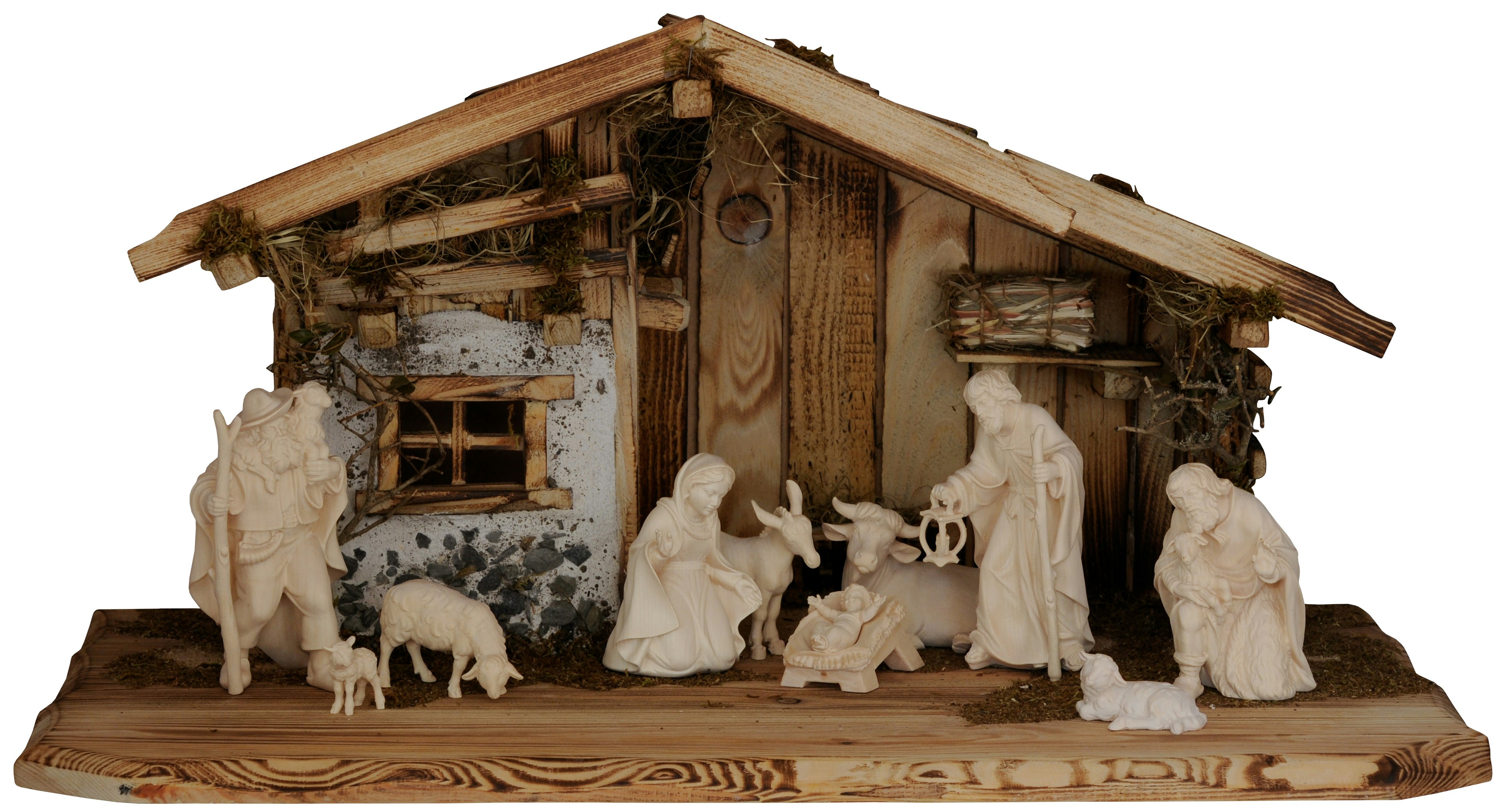 Média https://www.krippen.com/ - Scène de la nativité en bois 2