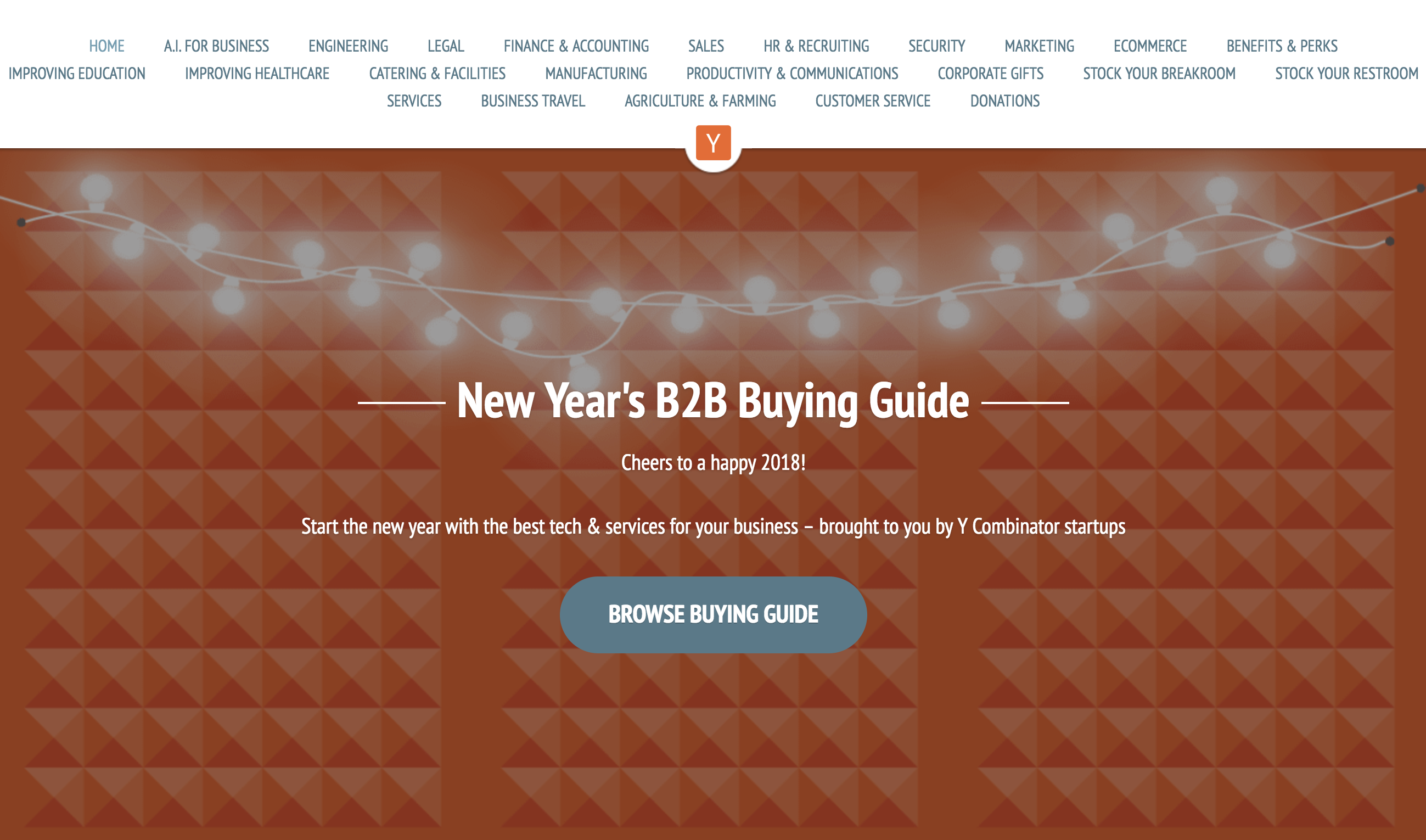 YC New Year's B2B Buying Guide Image