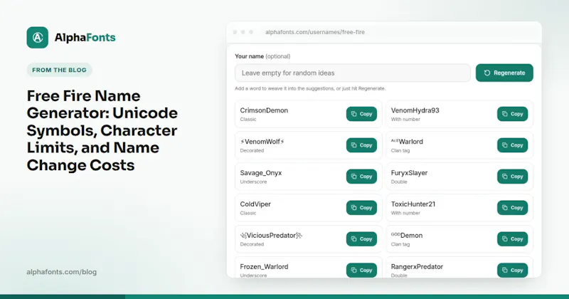 AlphaFonts screenshot 3