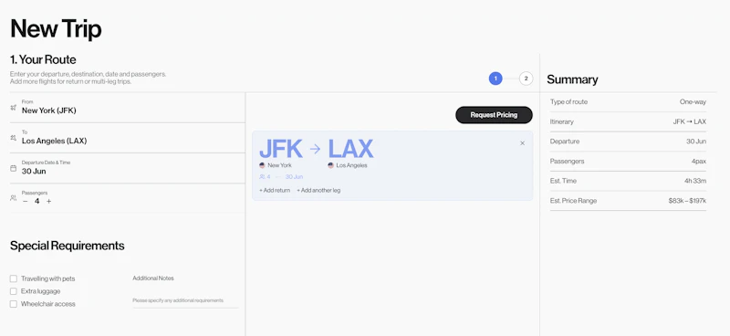 Private Jet Rentally screenshot 2