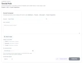 Snyho: AI Content Command Center gallery image