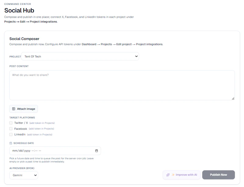 Snyho: AI Content Command Center screenshot 9