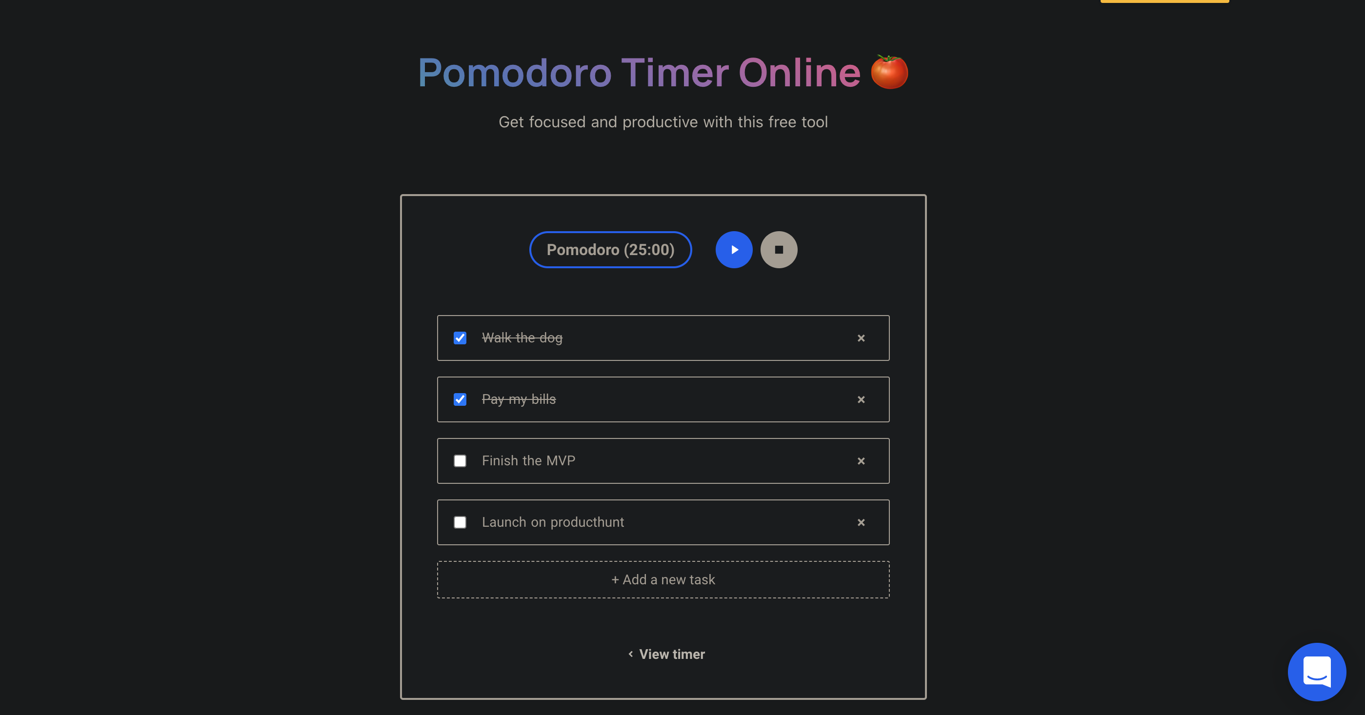 pomodoro计时器在线媒体3