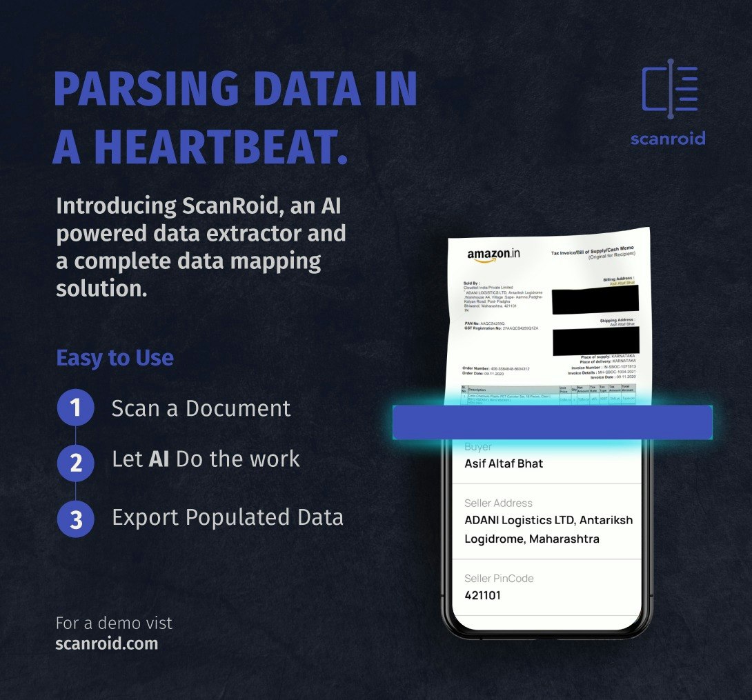 Scanroid - AI powered data digitization gallery image