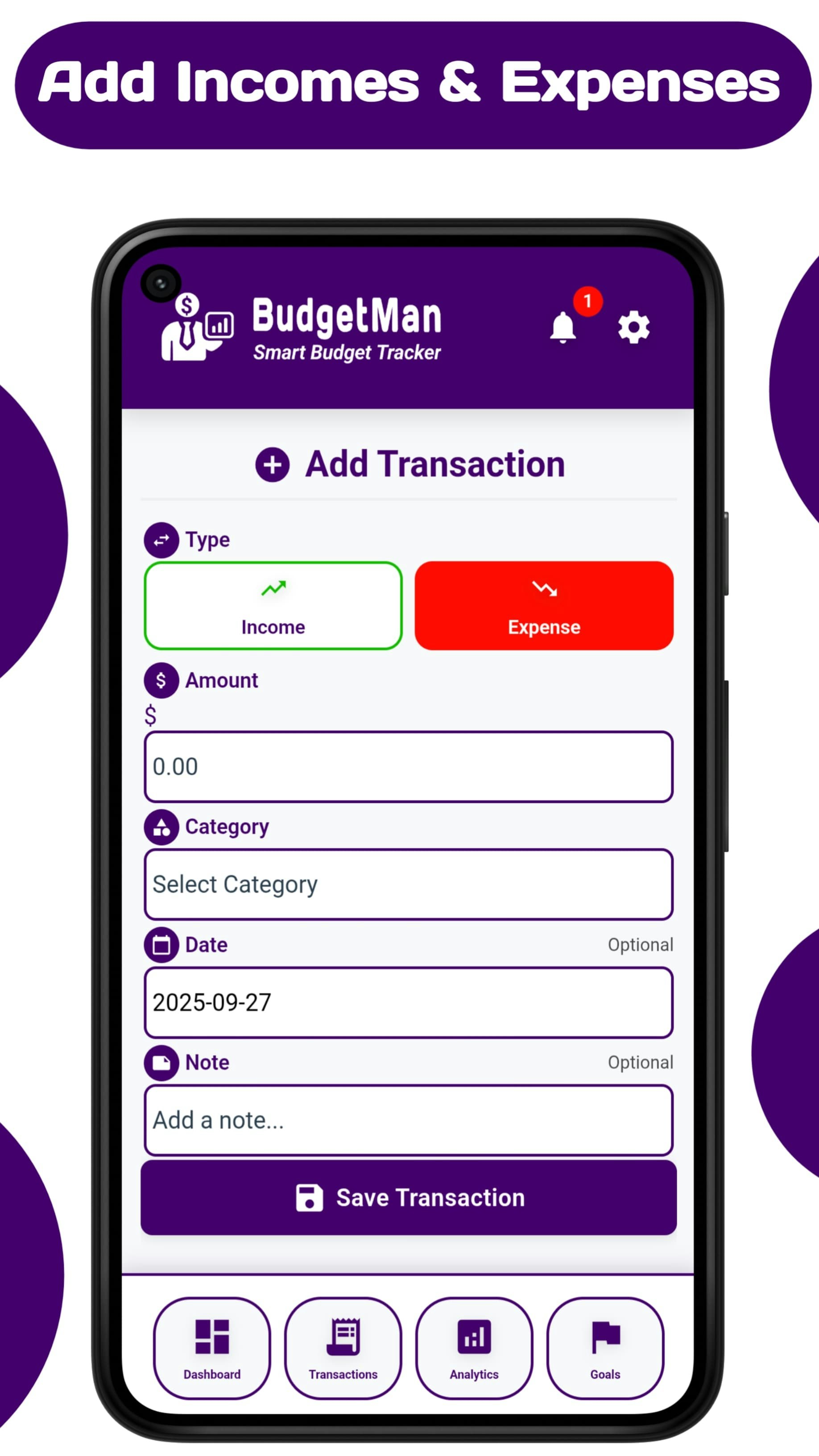 BudgetMan Smart Budget & Expense Tracker gallery image