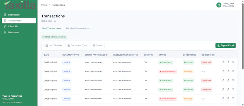 Taxilla: Global E-Invoicing Platform screenshot 2