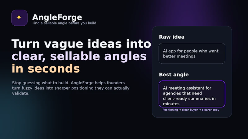 AngleForge screenshot 1