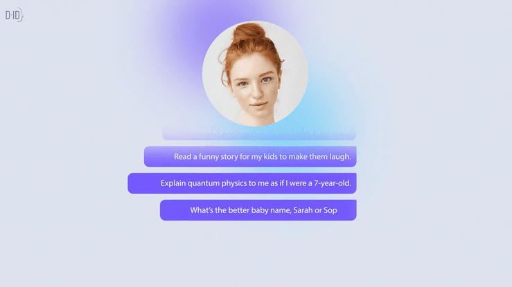 Mídia 3 de Chat.d-id - Tenha uma conversa cara a cara com o chatgpt