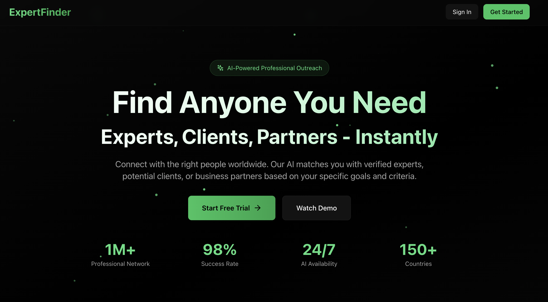 Media Expertfinder AI - Outreach berkuasa AI yang menghubungkan anda dengan sesiapa sahaja, dengan serta-merta 1