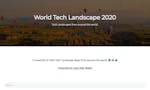 World Tech Landscape 2020 image