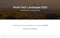 World Tech Landscape 2020 media 1