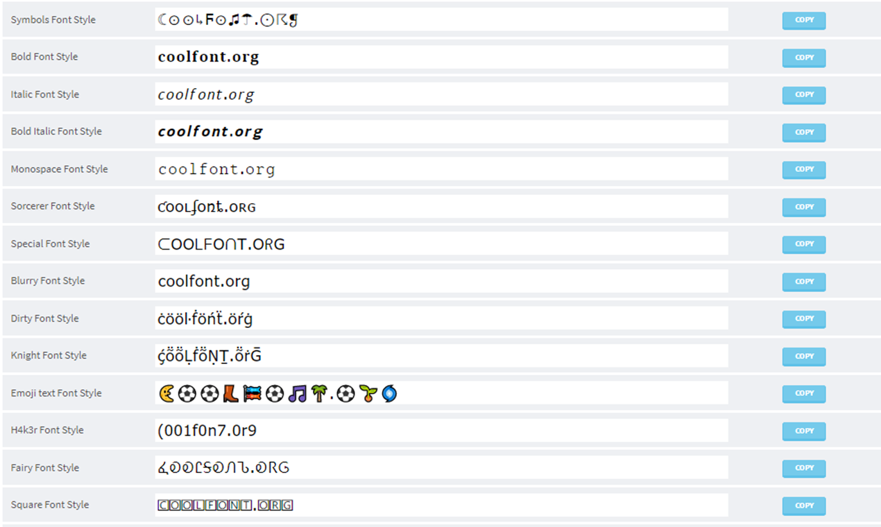 Cool Font gallery image