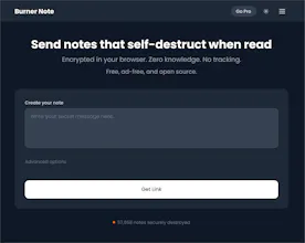 Burner Note gallery image