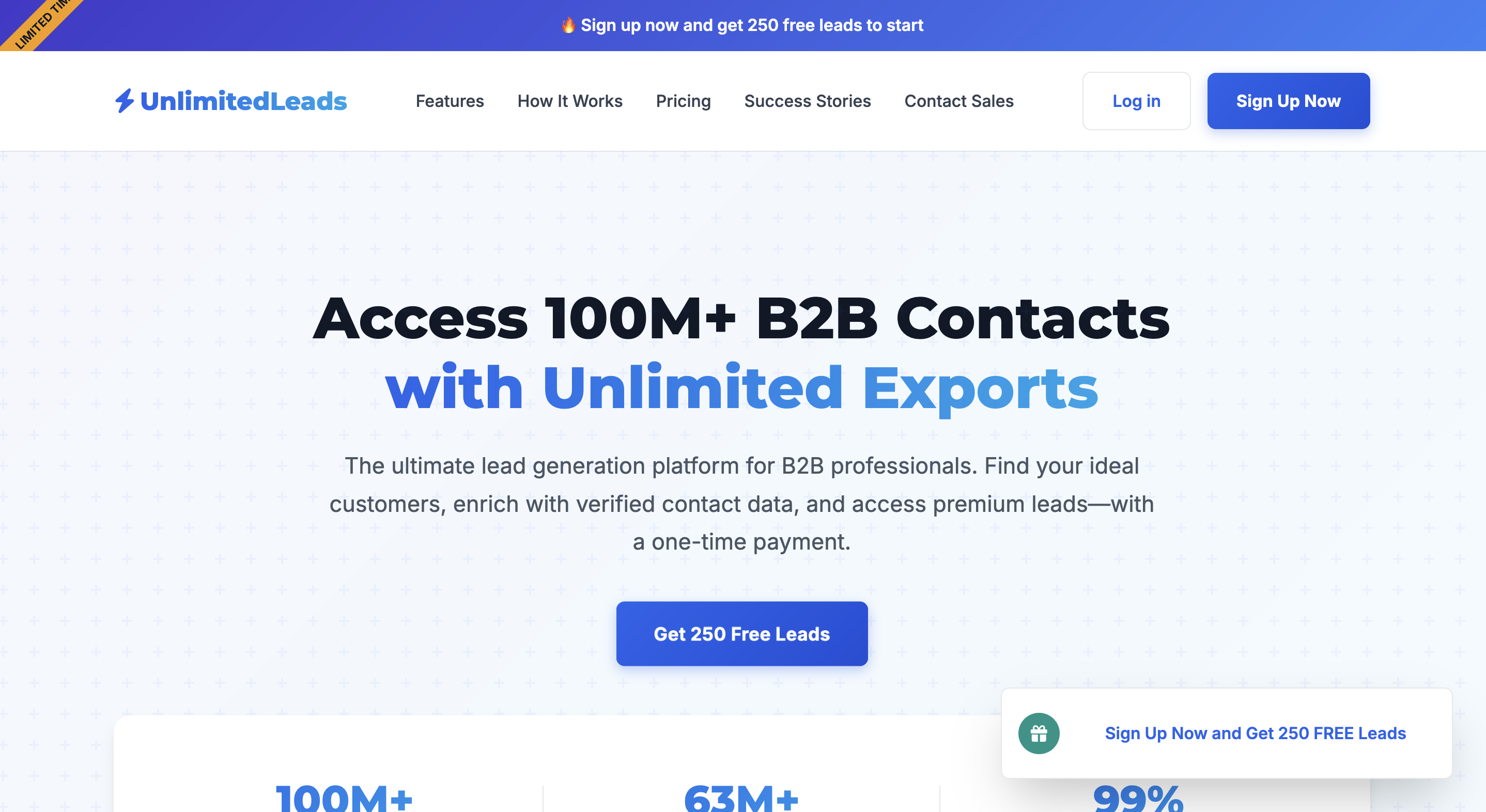 وسائط يؤدي B2B غير محدود 1