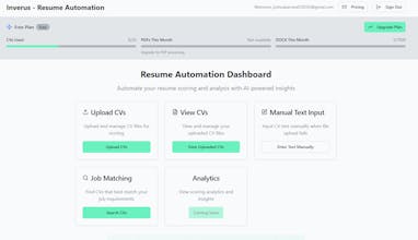 Inverus - AI CV Automation gallery image