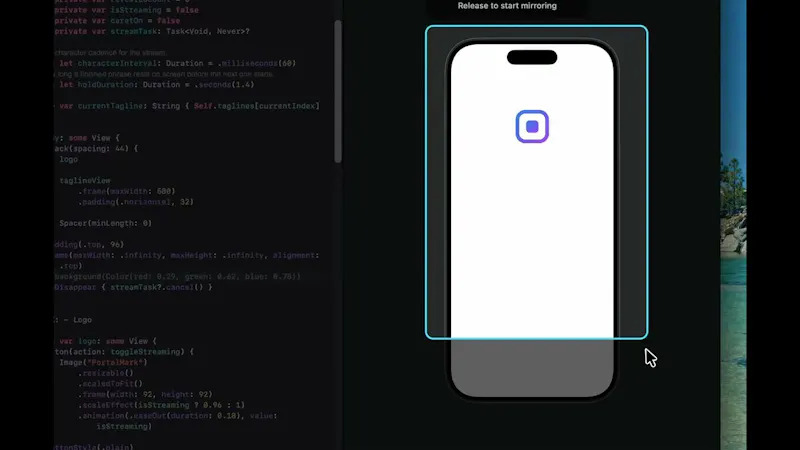 Portal screenshot 1 (video preview)