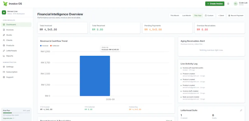Invoice OS screenshot 4