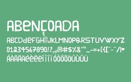 Abençoada typeface media 3