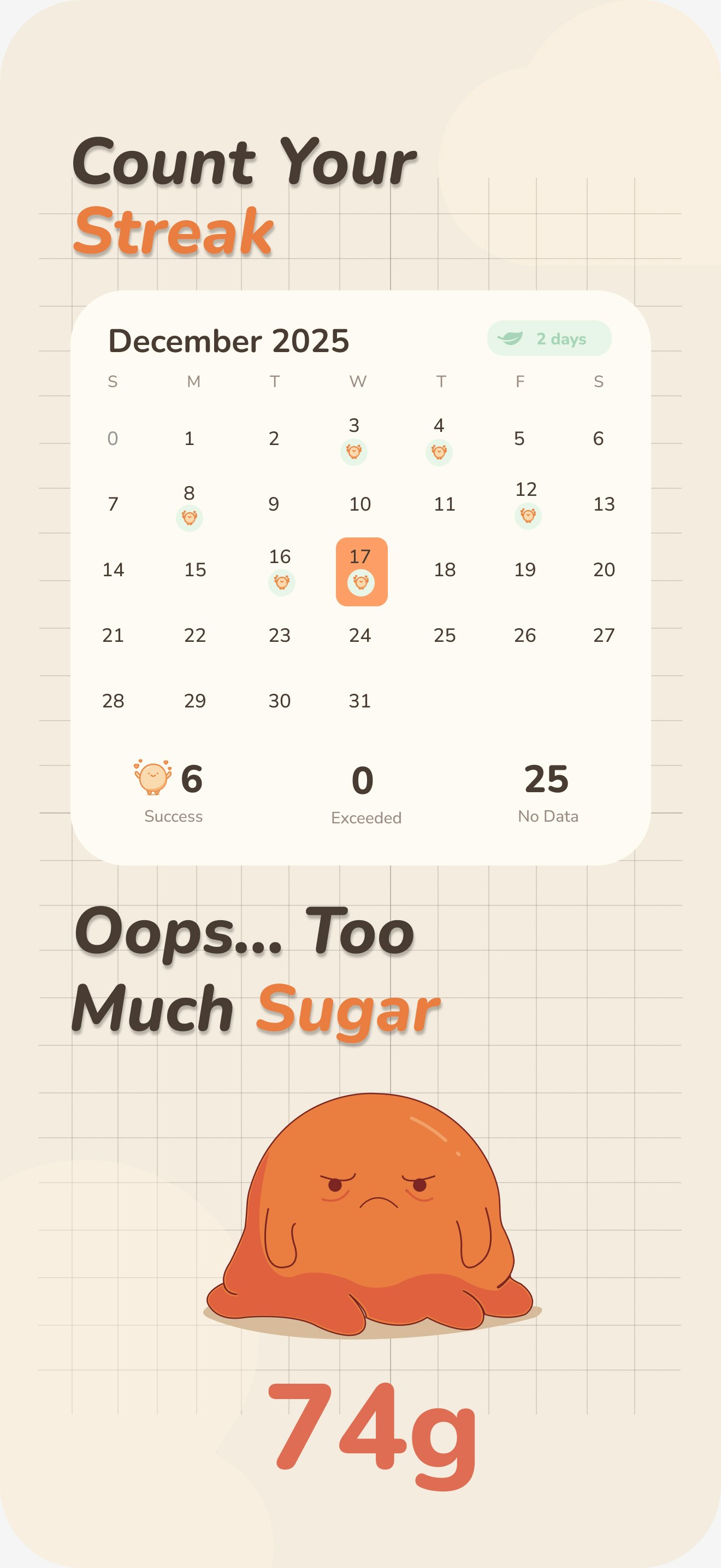 SugarPal: Quit Sugar & Detox - Screenshot 3 showing product features and functionality