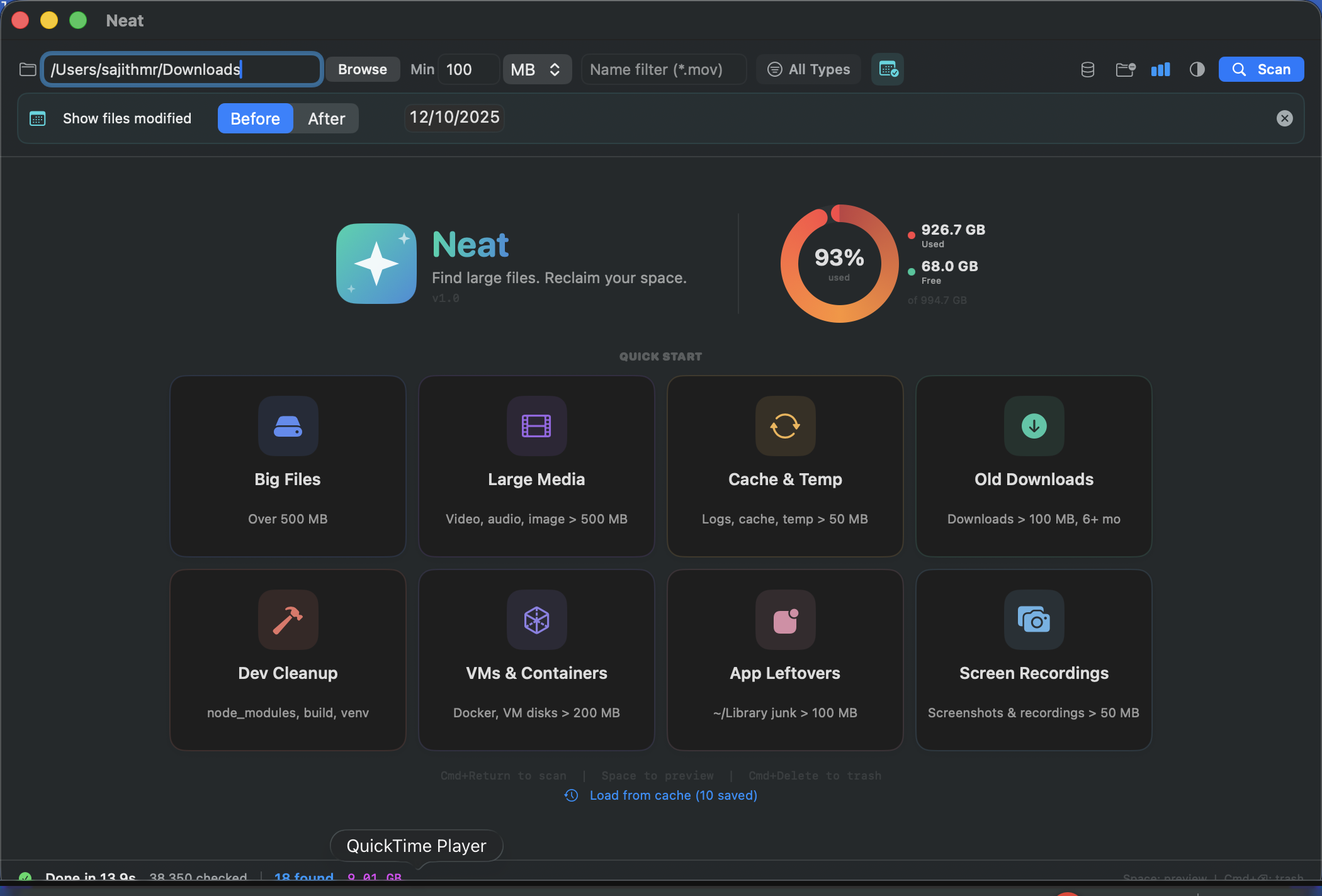  Neat — Find Large Files  (Mac) gallery image