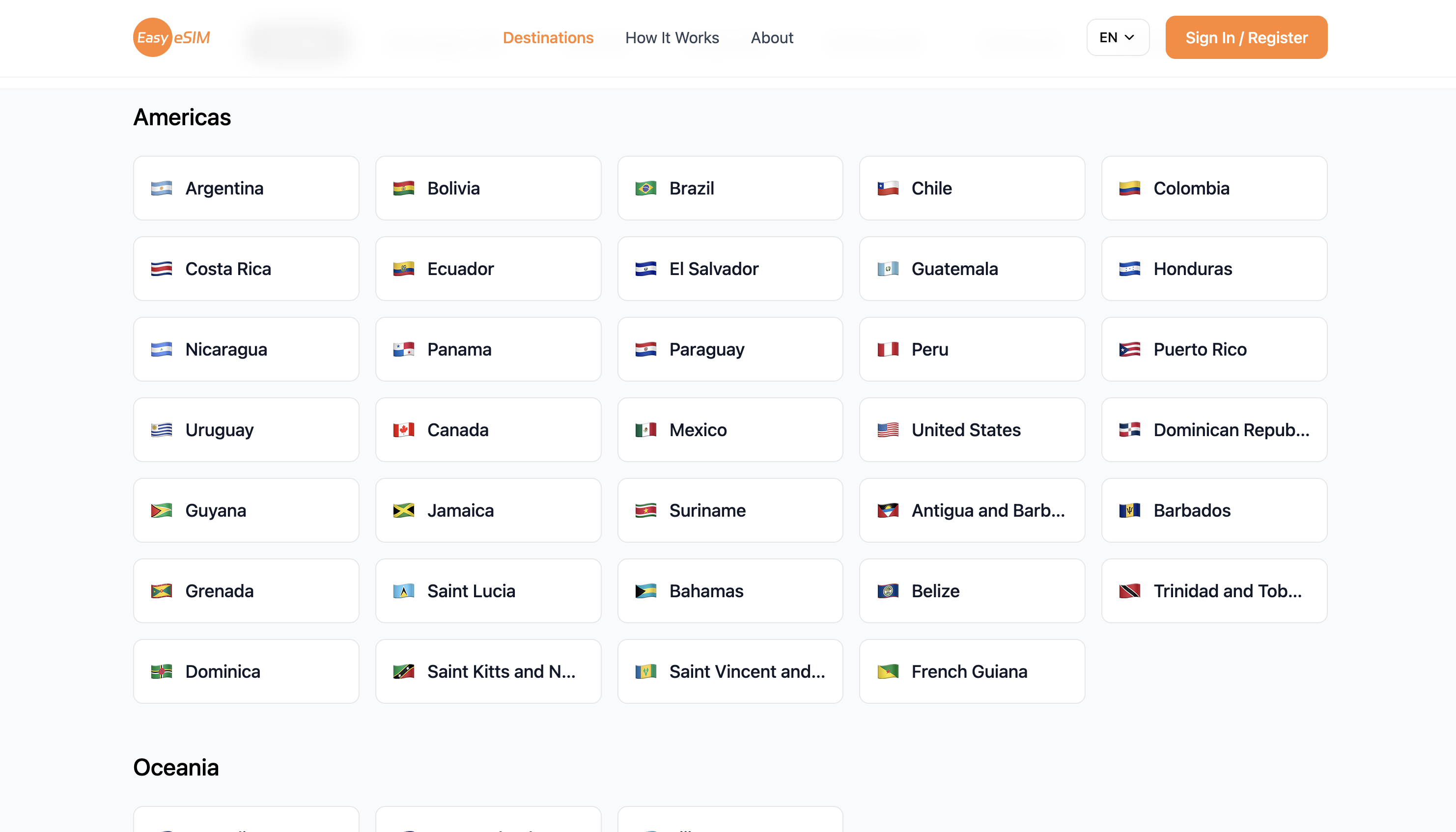 EasyEsim - Screenshot 2 showing product features and functionality