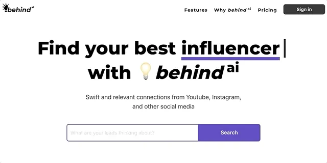 Behind.ai gallery image