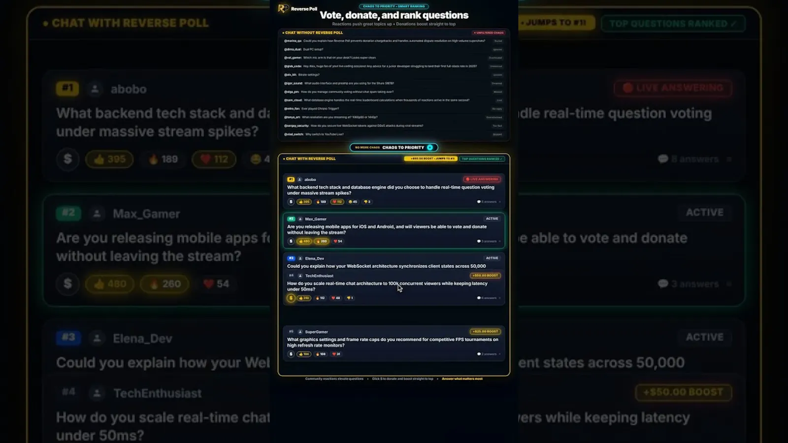 ReversePoll screenshot 1 (video preview)