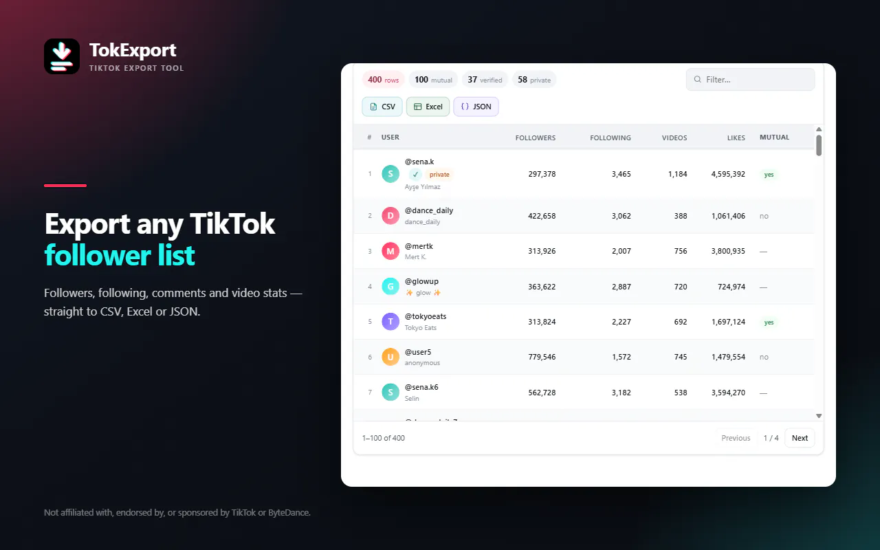 TokExport gallery image