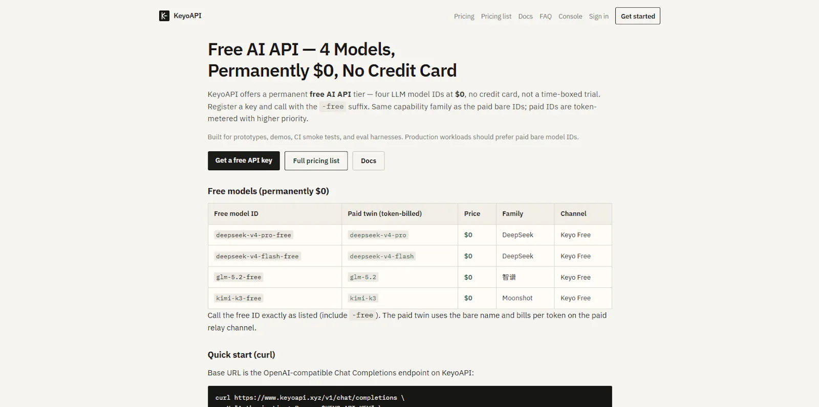 KeyoAPI screenshot 2