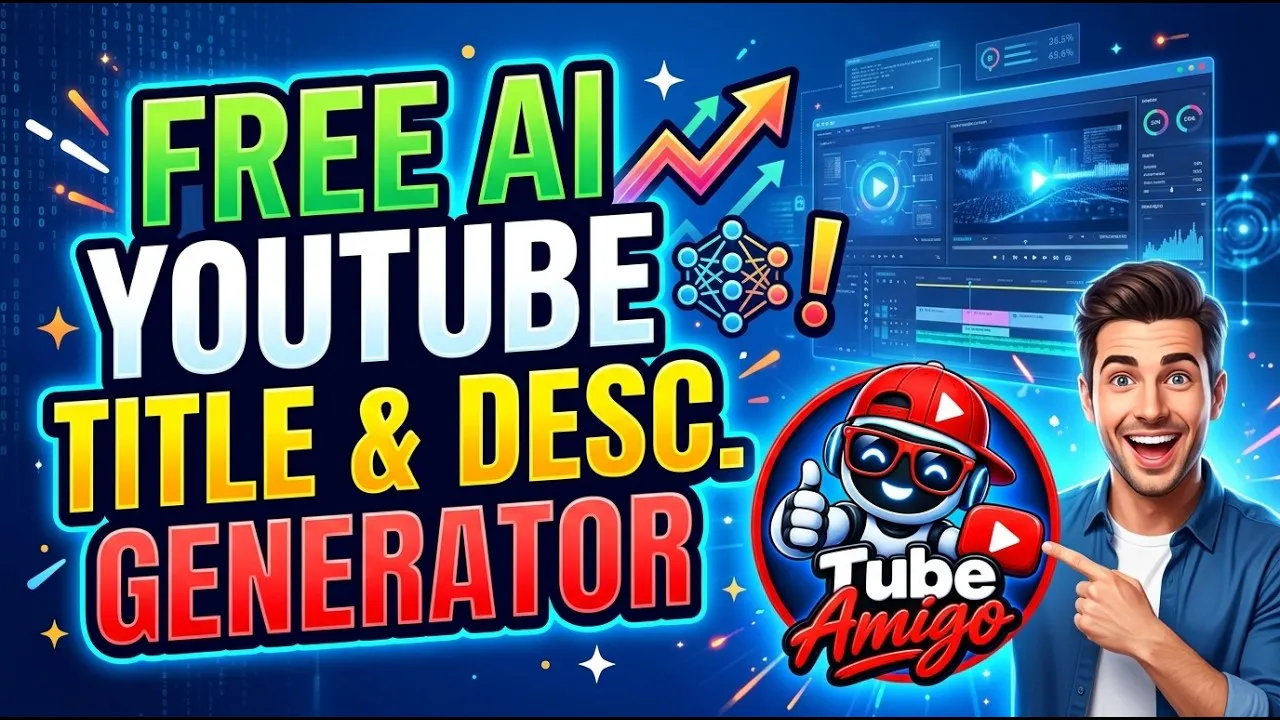 TubeAmigo: Free AI YouTube SEO Generator gallery image