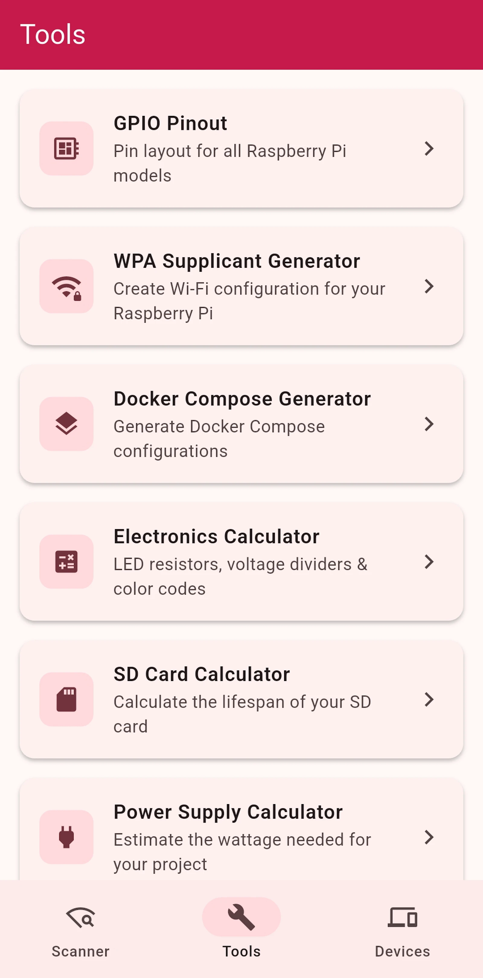 Pi Scanner screenshot 1